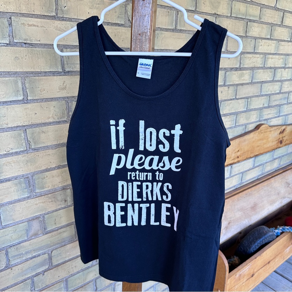 Dierks Bentley “If Lost” Black Tank Top